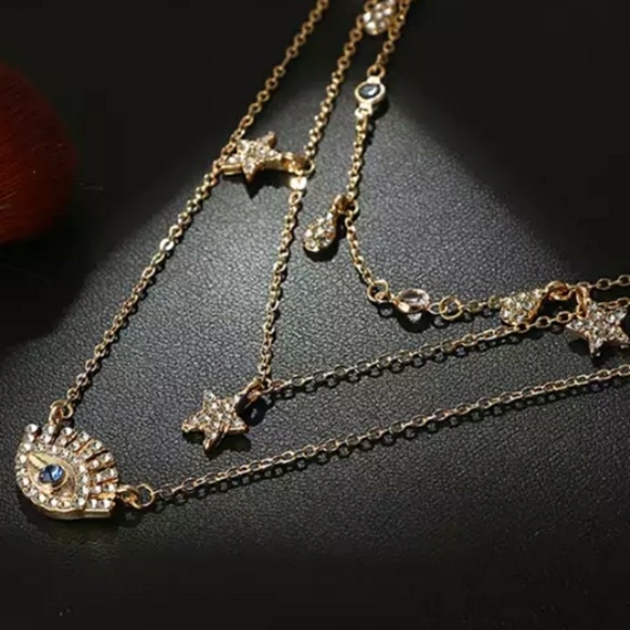 Necklace 3 layers necklace - Picture 3 of 4